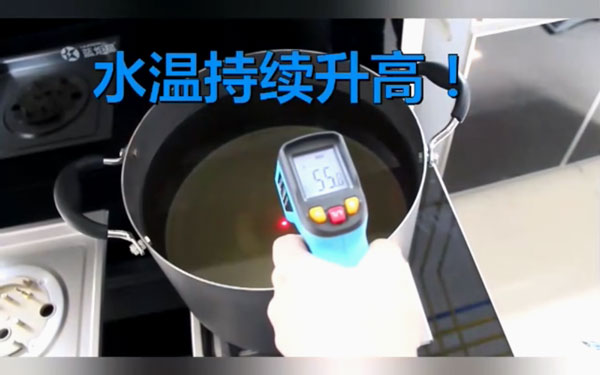 藍炬星S5集成灶對比直火，旋火燒水快3-4分鐘!