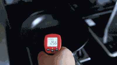 15秒鍋底溫度從25℃升高到102℃(視頻四倍速)