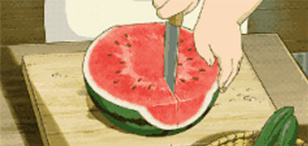 冰鎮的西瓜