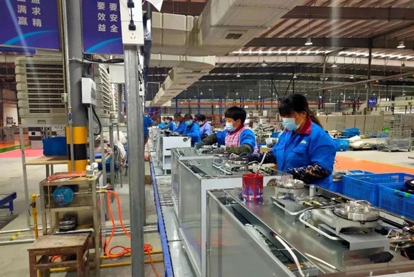 藍(lán)炬星集成灶全線復(fù)工