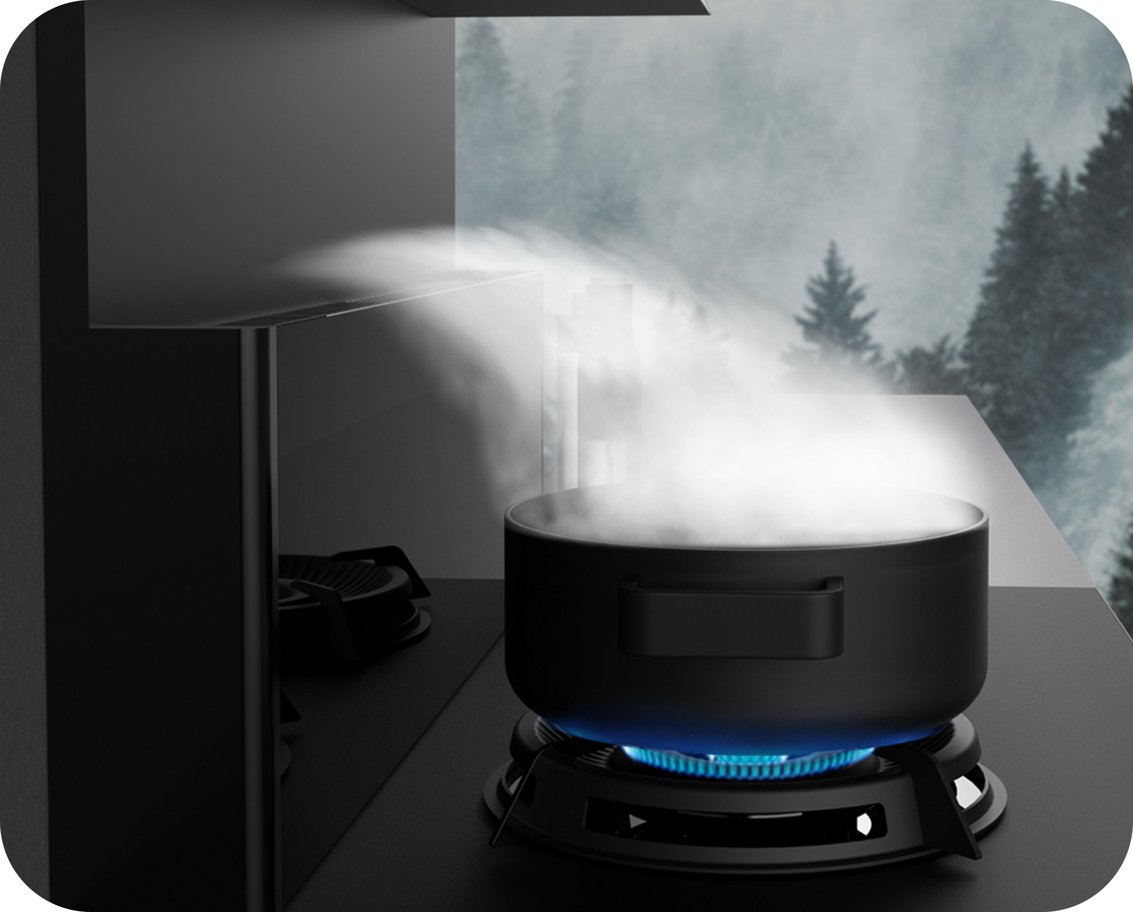 藍(lán)炬星集成灶 遠(yuǎn)離廚房油煙守護(hù)家人健康