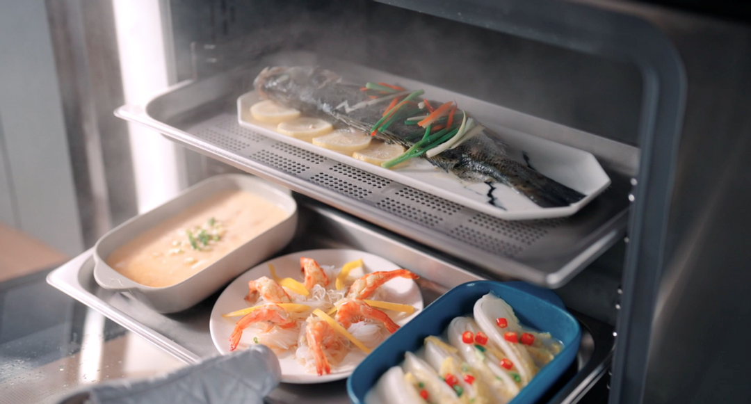 藍炬星蒸烤炸集成灶