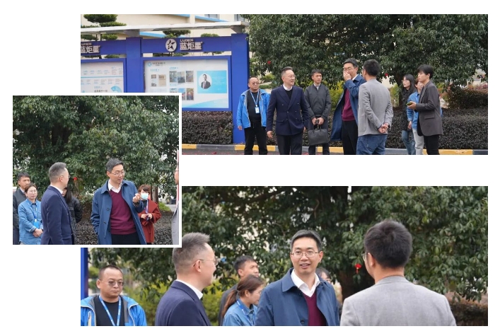 嵊州市委常委、副市長李劍光一行蒞臨藍炬星走訪調研